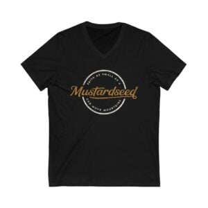 Faith Like A Mustardseed -Unisex V-Neck Tee