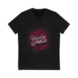 Beauty for Ashes Jersey Short Sleeve V-Neck Tee