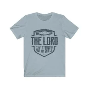 Psalms 28:7 - "Shield" Jersey Short Sleeve Tee